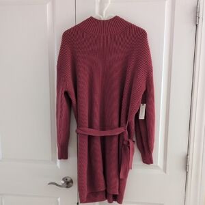 Anthropologie Maeve Ribbed Sweater Dress Medium NWT